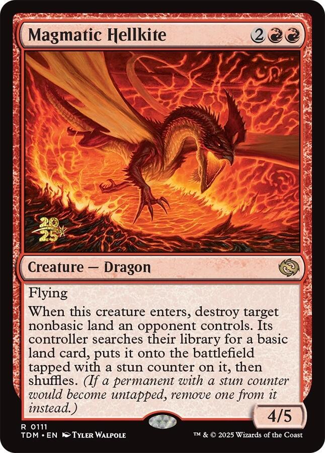 Magmatic Hellkite (111) [Prerelease Cards]