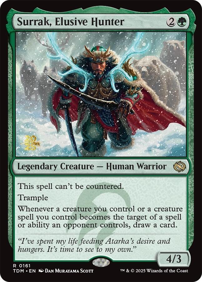 Surrak, Elusive Hunter (161) [Prerelease Cards]