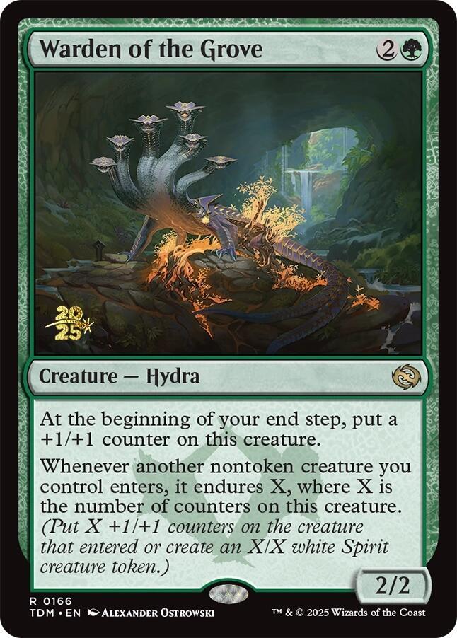 Warden of the Grove (166) [Prerelease Cards]