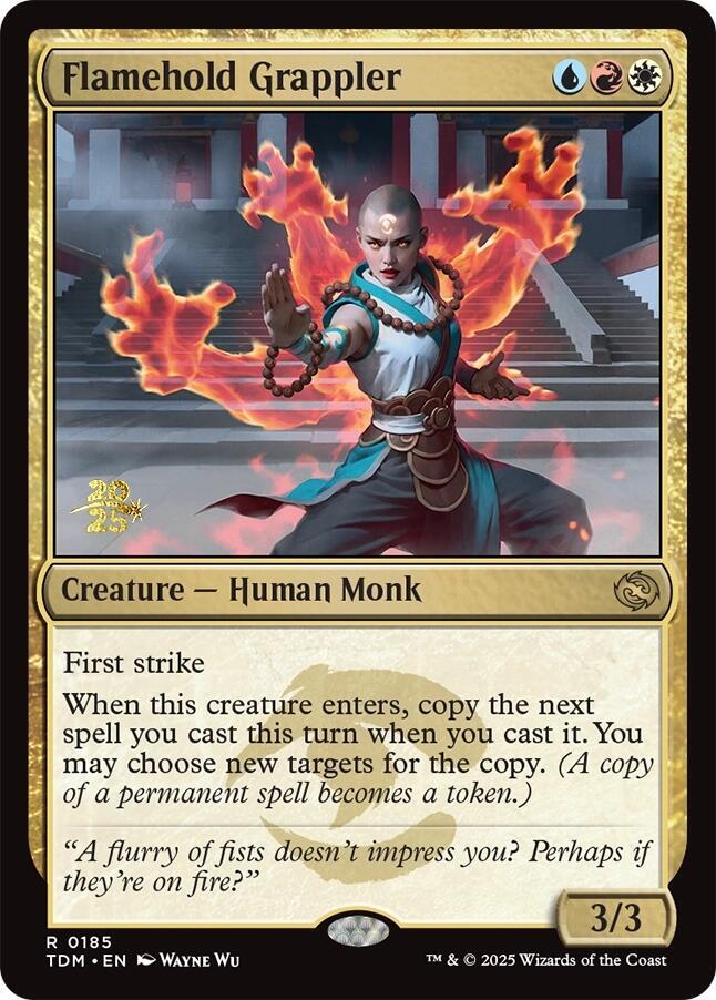 Flamehold Grappler (185) [Prerelease Cards]