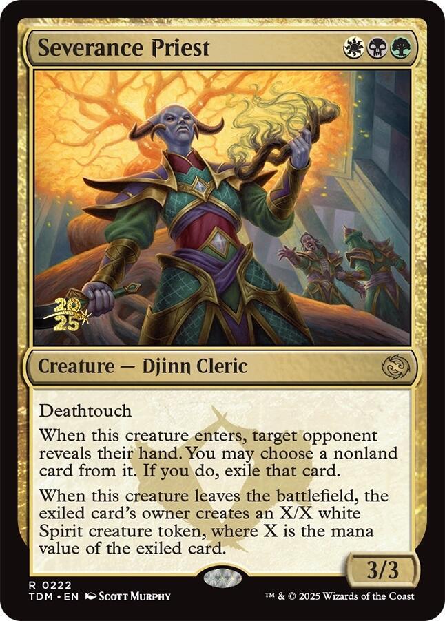 Severance Priest (222) [Prerelease Cards]