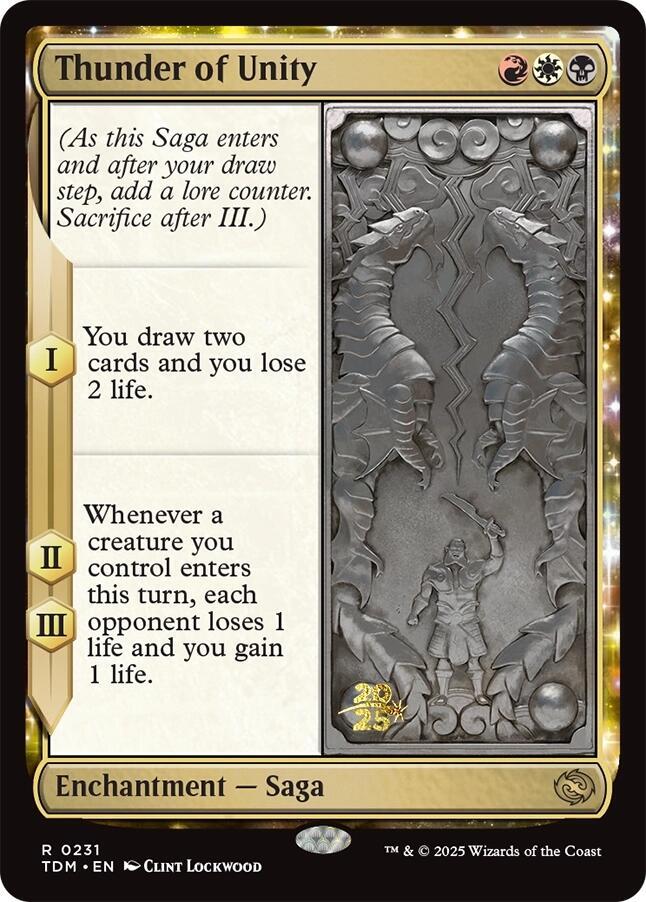 Thunder of Unity (231) [Prerelease Cards]