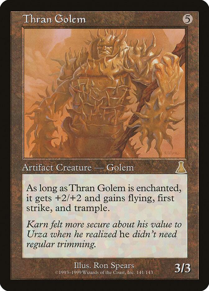 Thran Golem (141) [Urza's Destiny]