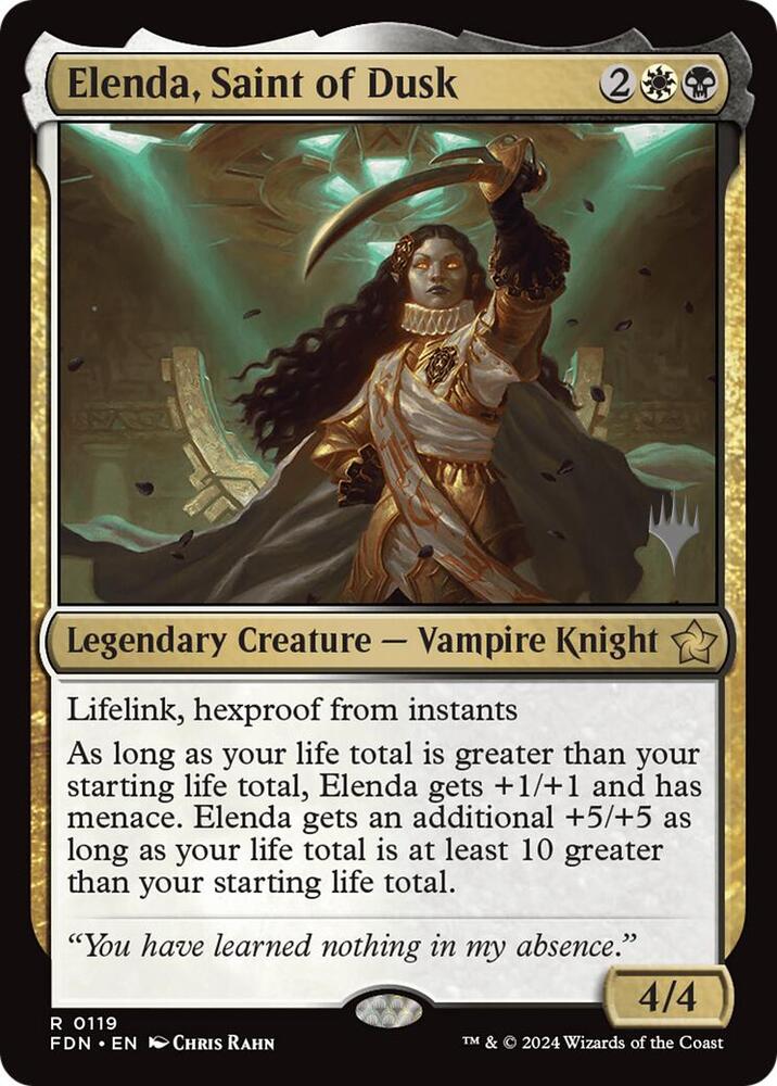 Elenda, Saint of Dusk (119) [Aetherdrift Promos]
