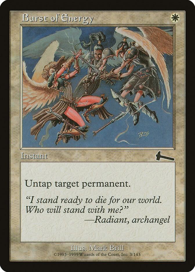 Burst of Energy (3) [Urza's Legacy]
