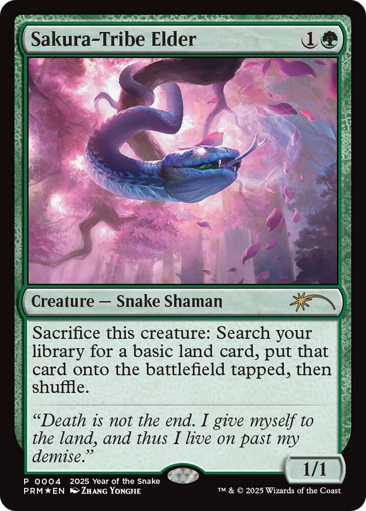 Sakura-Tribe Elder (Year of the Snake 2025) (4) [Standard Showdown Promos]