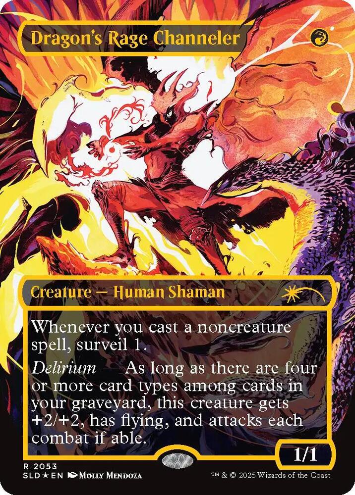 Dragon's Rage Channeler (2053) (Raised Foil) [Secret Lair Drop]
