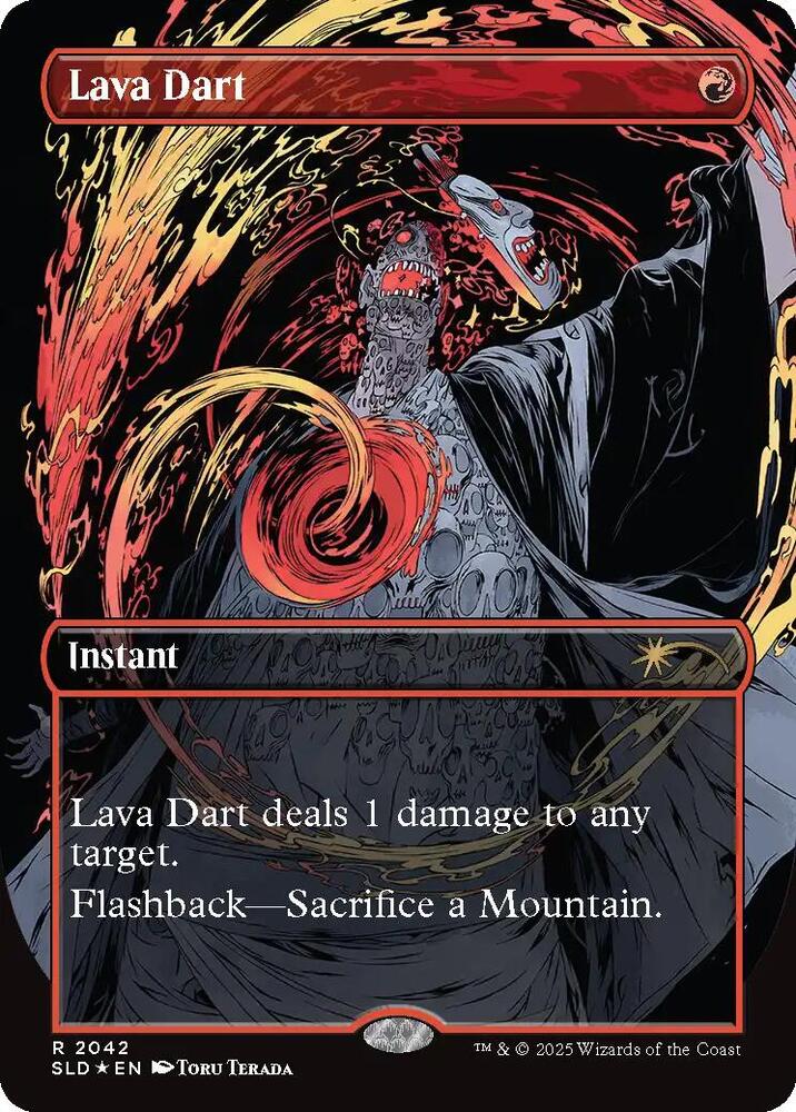 Lava Dart (Raised Foil) (2042) [Secret Lair Drop]