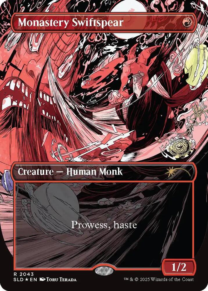 Monastery Swiftspear (2043) (Raised Foil) [Secret Lair Drop]
