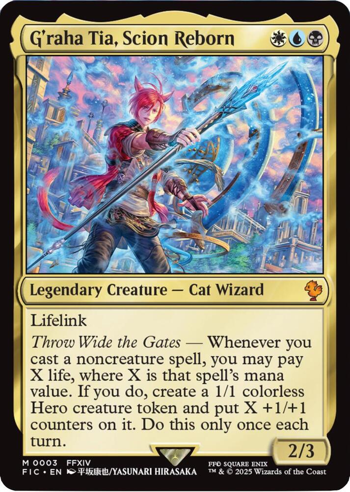G'raha Tia, Scion Reborn (3) [Final Fantasy Commander]