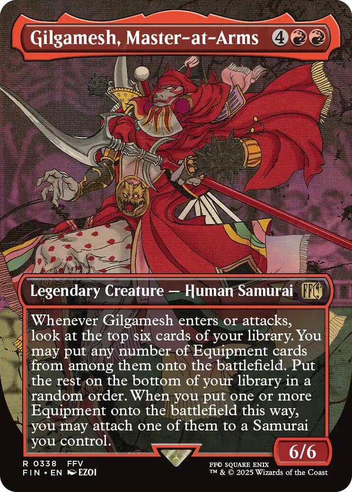 Gilgamesh, Master-at-Arms (Borderless) (338) [Final Fantasy]
