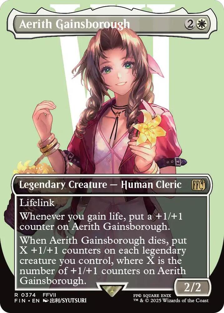 Aerith Gainsborough (Borderless) (374) [Final Fantasy]