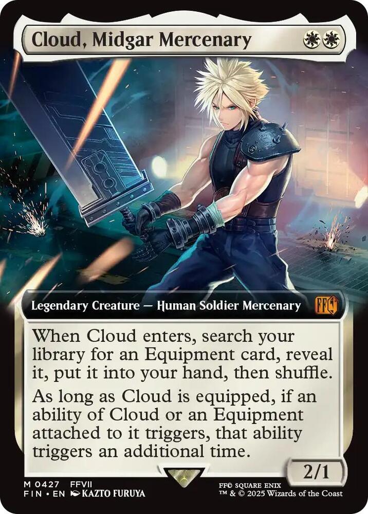 Cloud, Midgar Mercenary (Extended Art) (427) [Final Fantasy]