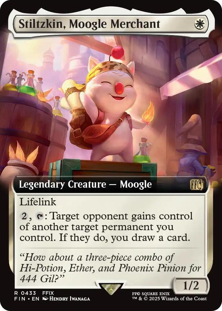 Stiltzkin, Moogle Merchant (Extended Art) (433) [Final Fantasy]