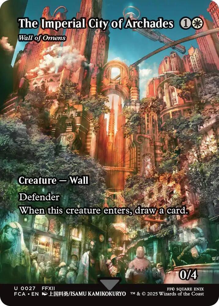 The Imperial City of Archades - Wall of Omens (Showcase) (27) [Final Fantasy: Through the Ages]