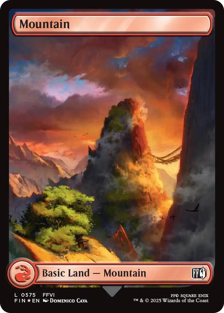 Mountain (0575) (Surge Foil) [Final Fantasy]