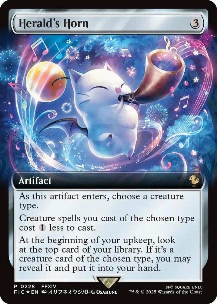 Herald's Horn (Extended Art) (228) [Buy-A-Box Promos]