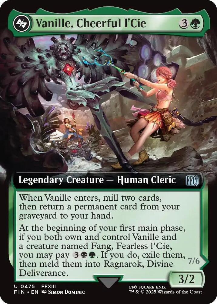 Vanille, Cheerful l'Cie (Extended Art) (475) [Final Fantasy]