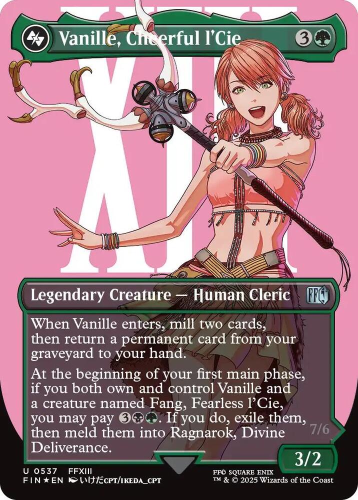 Vanille, Cheerful l'Cie (Borderless) (Surge Foil) (537) [Final Fantasy]