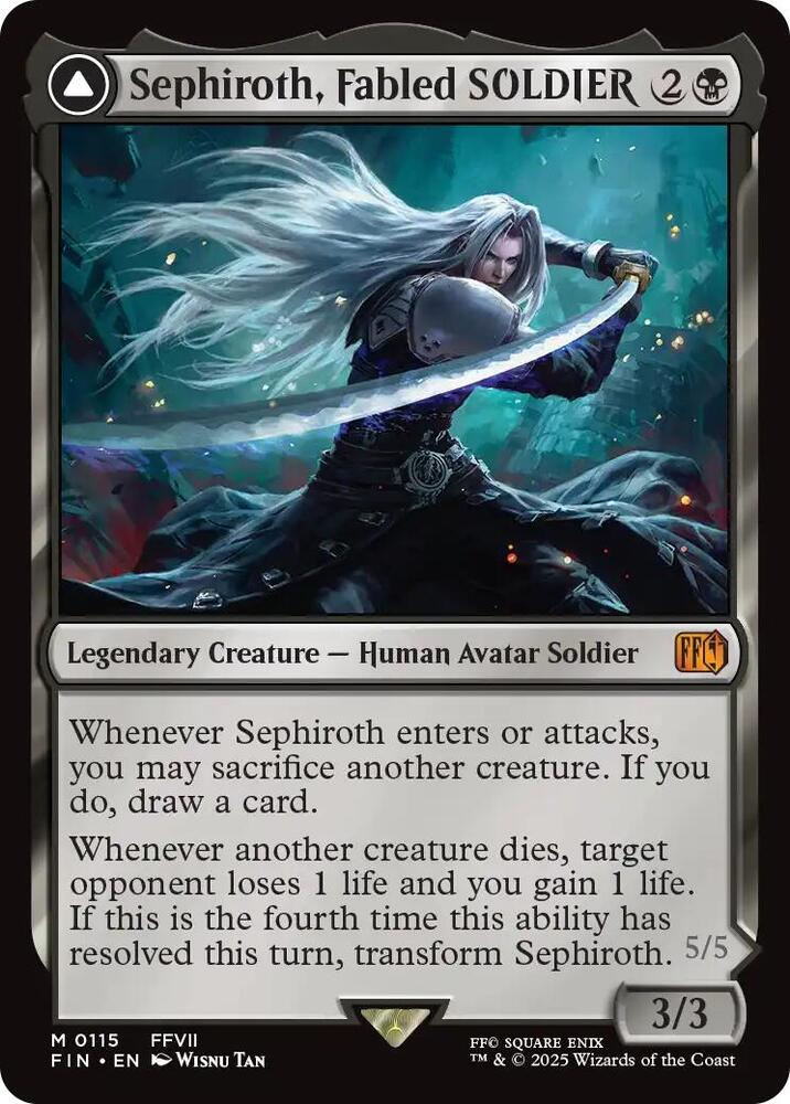 Sephiroth, Fabled SOLDIER (115) [Final Fantasy]