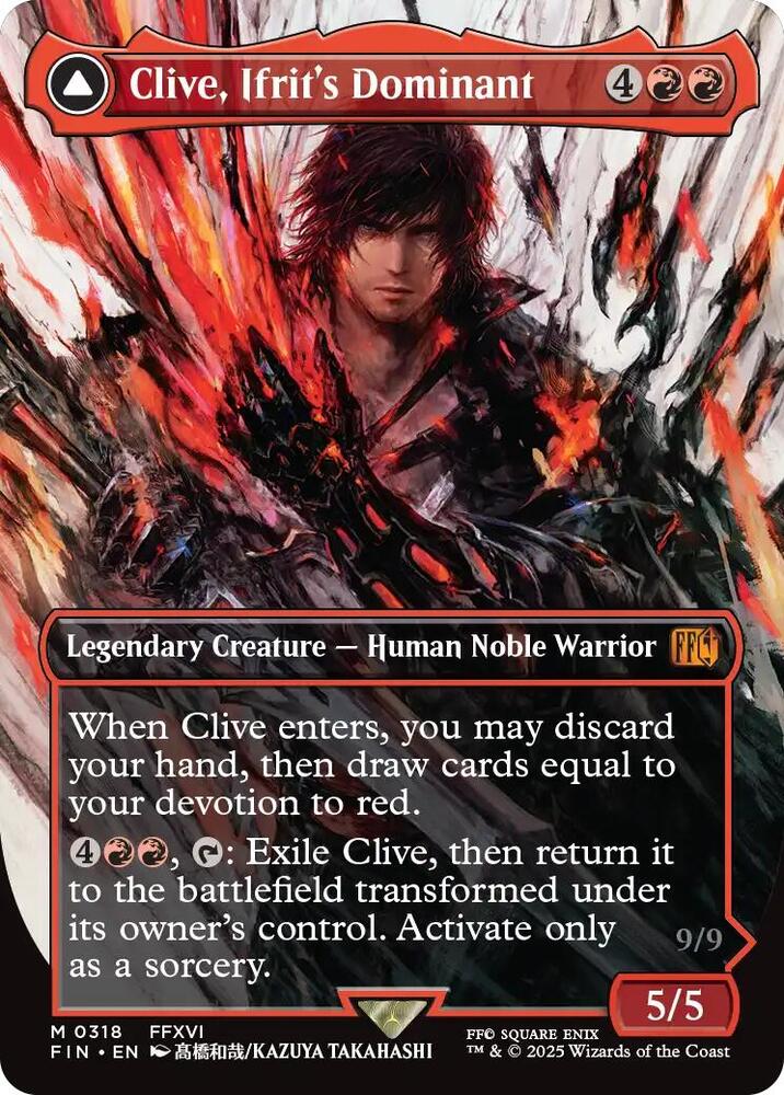 Clive, Ifrit's Dominant (0318) (Borderless) [Final Fantasy]