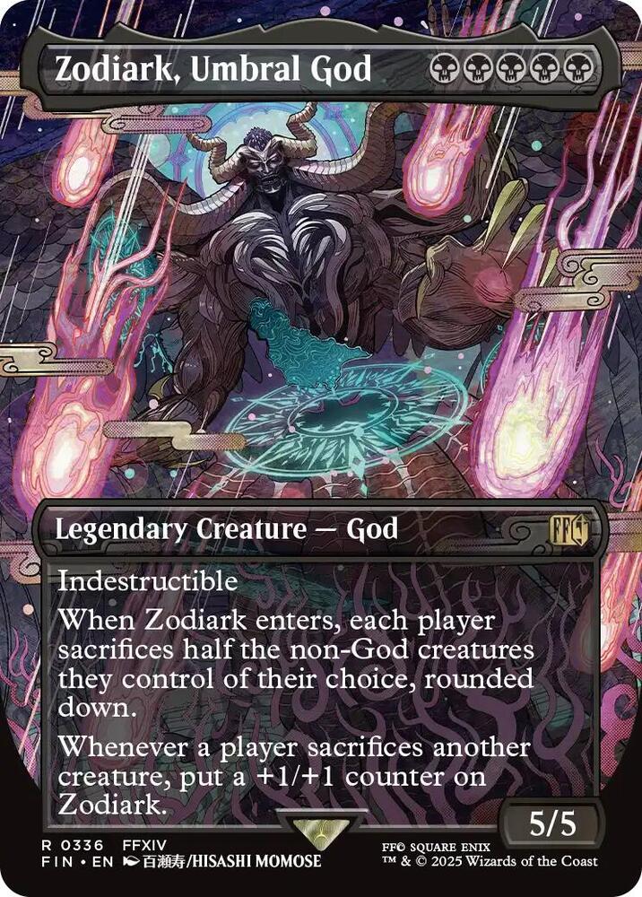 Zodiark, Umbral God (Borderless) (336) [Final Fantasy]