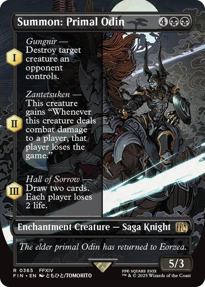 Summon: Primal Odin (Borderless) (365) [Final Fantasy]