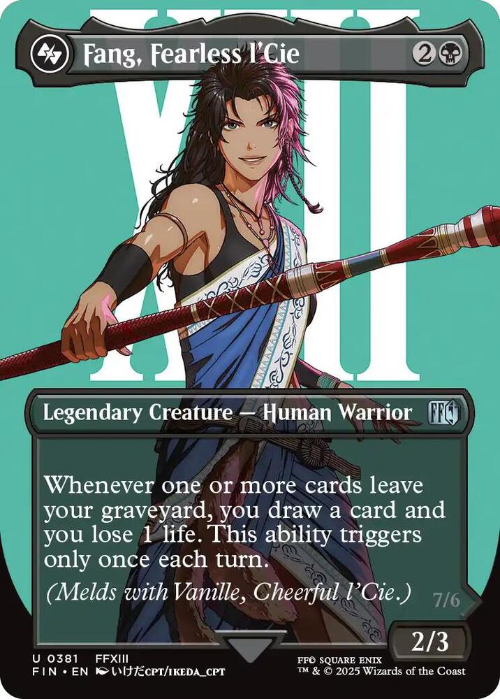 Fang, Fearless l'Cie (Borderless) (381) [Final Fantasy]