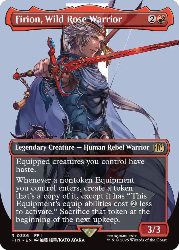 Firion, Wild Rose Warrior (Borderless) (386) [Final Fantasy]