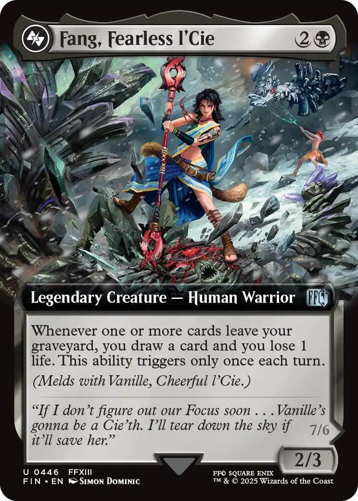Fang, Fearless l'Cie (Extended Art) (446) [Final Fantasy]