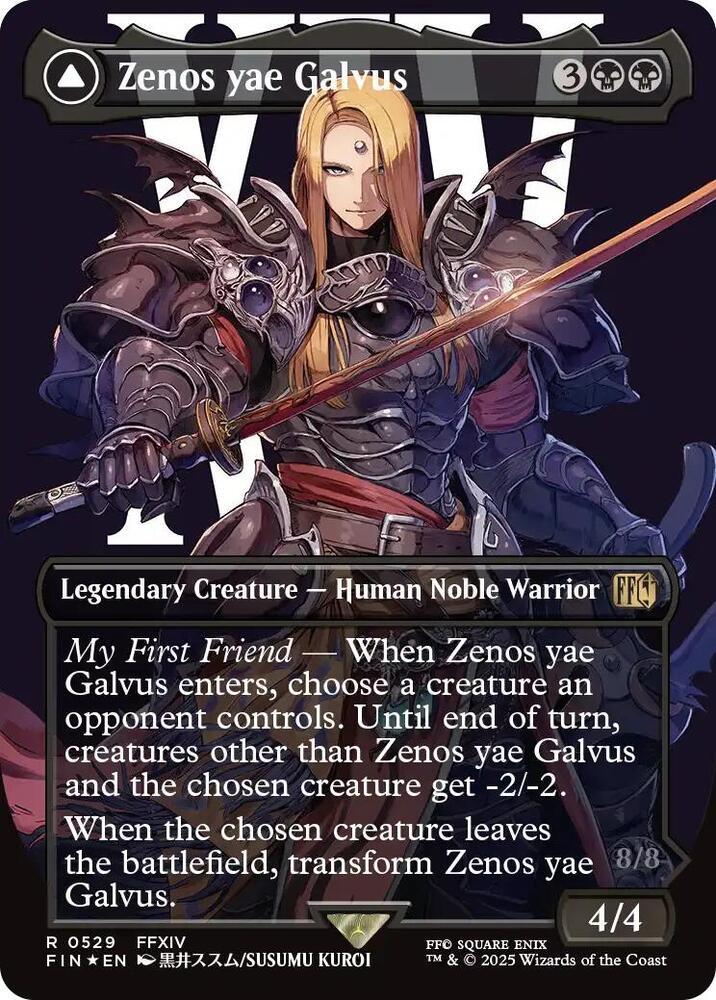 Zenos yae Galvus (Borderless) (Surge Foil) (529) [Final Fantasy]