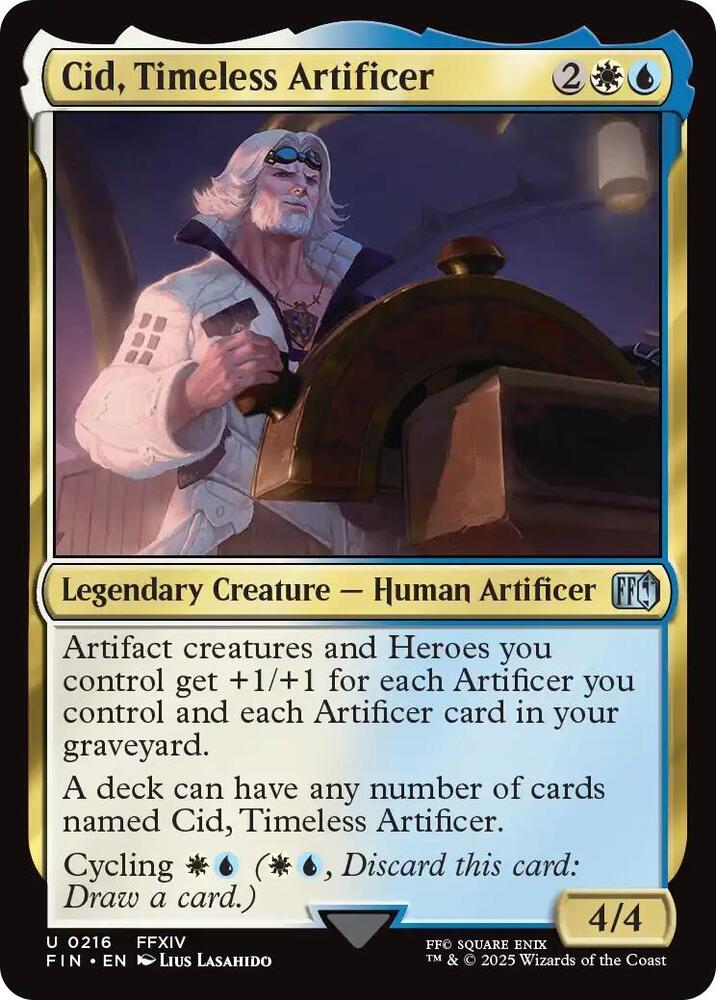 Cid, Timeless Artificer (0216) [Final Fantasy]