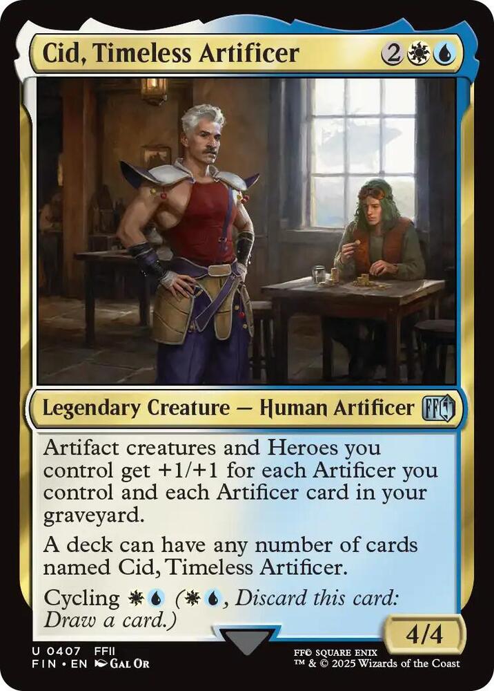 Cid, Timeless Artificer (0407) [Final Fantasy]