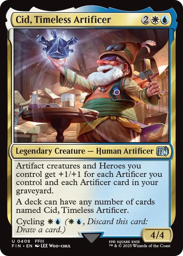 Cid, Timeless Artificer (0408) [Final Fantasy]