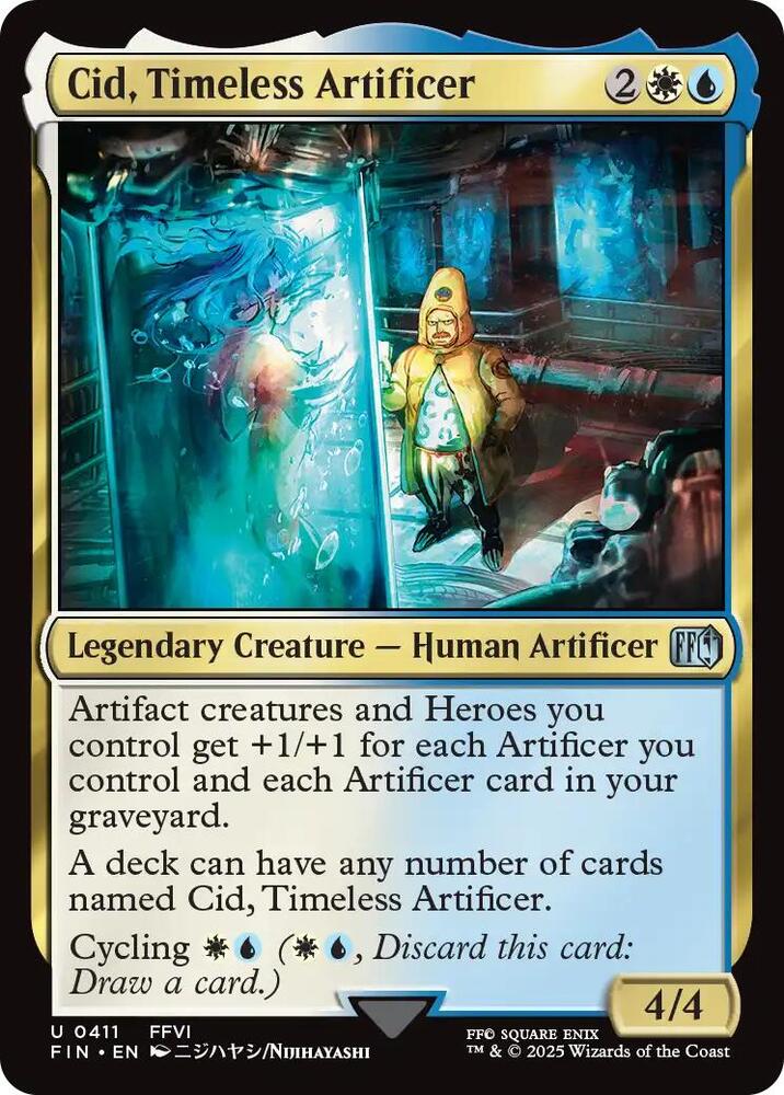 Cid, Timeless Artificer (0411) [Final Fantasy]