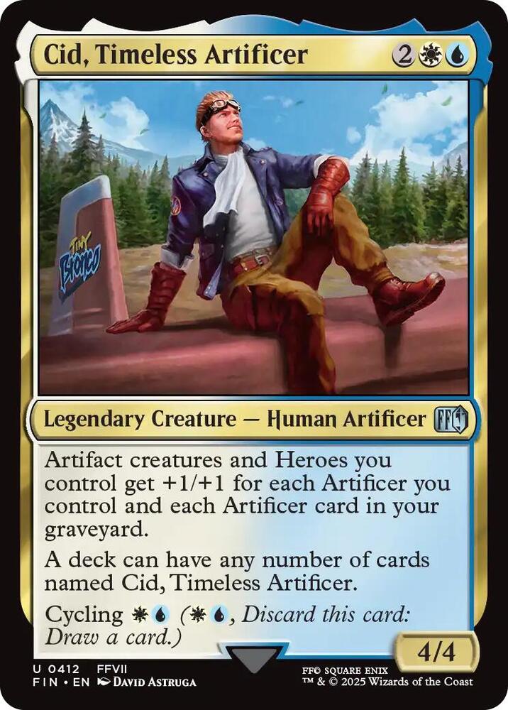Cid, Timeless Artificer (0412) [Final Fantasy]
