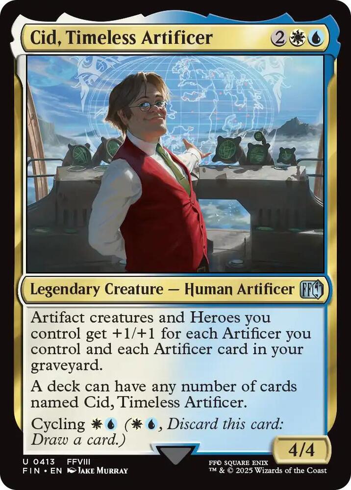 Cid, Timeless Artificer (0413) [Final Fantasy]