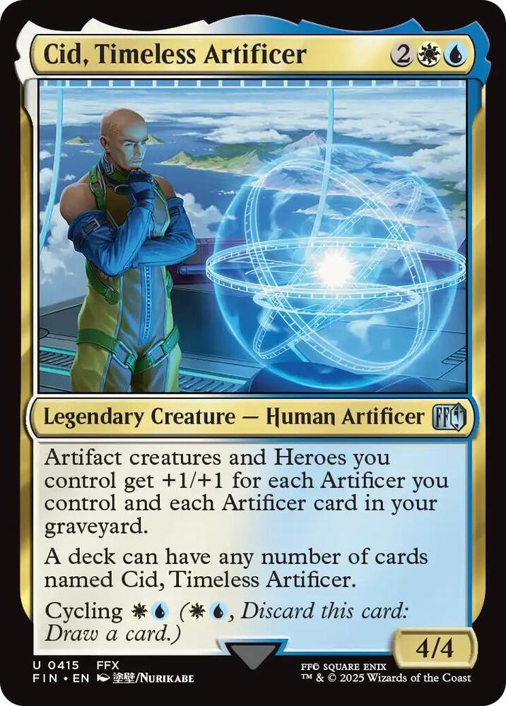 Cid, Timeless Artificer (0415) [Final Fantasy]