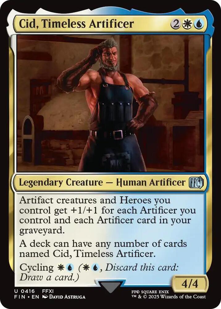 Cid, Timeless Artificer (0416) [Final Fantasy]