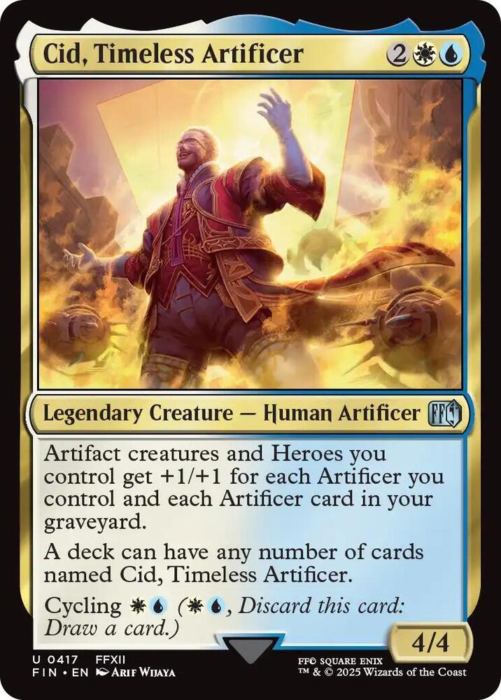 Cid, Timeless Artificer (0417) [Final Fantasy]