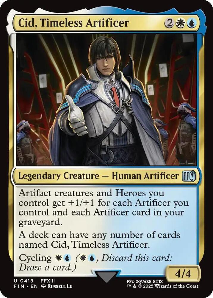 Cid, Timeless Artificer (0418) [Final Fantasy]