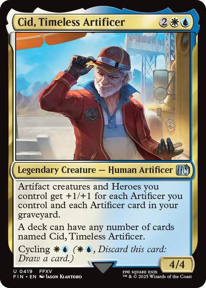 Cid, Timeless Artificer (0419) [Final Fantasy]