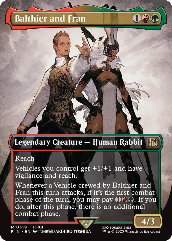 Balthier and Fran (0319) (Borderless) [Final Fantasy]