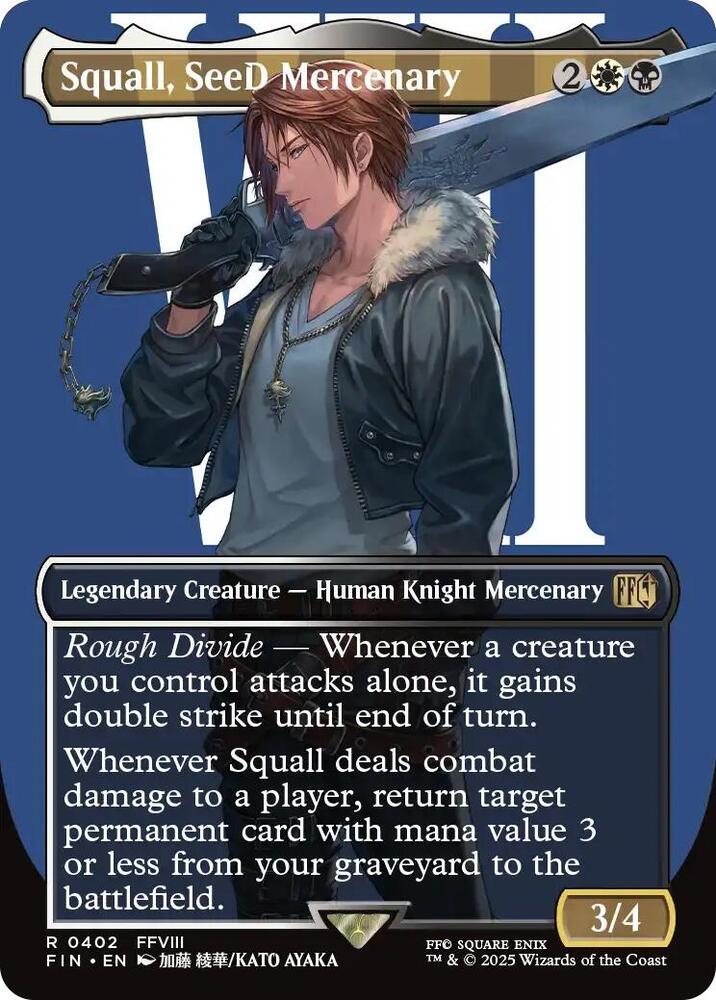 Squall, SeeD Mercenary (Borderless) (402) [Final Fantasy]