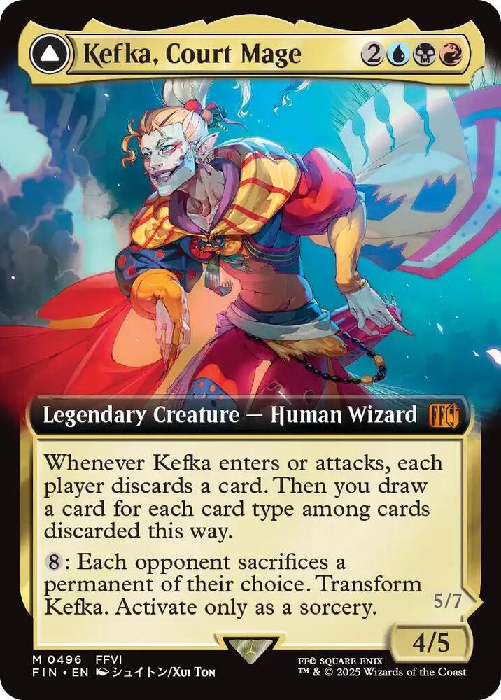 Kefka, Court Mage (Extended Art) (496) [Final Fantasy]