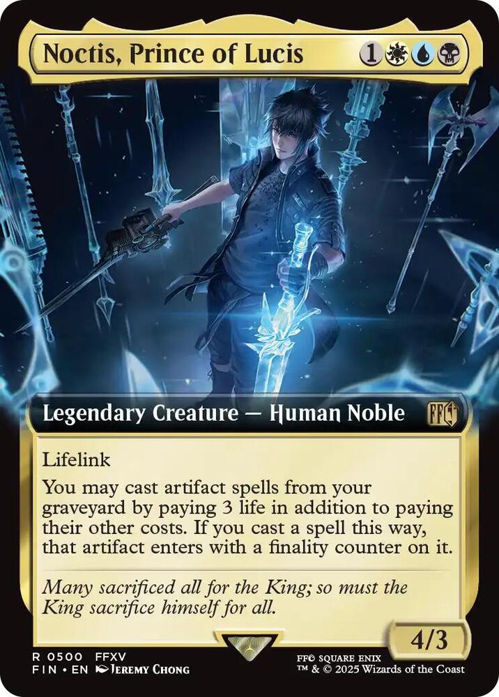 Noctis, Prince of Lucis (Extended Art) (500) [Final Fantasy]