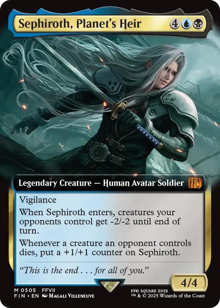 Sephiroth, Planet's Heir (Extended Art) (505) [Final Fantasy]