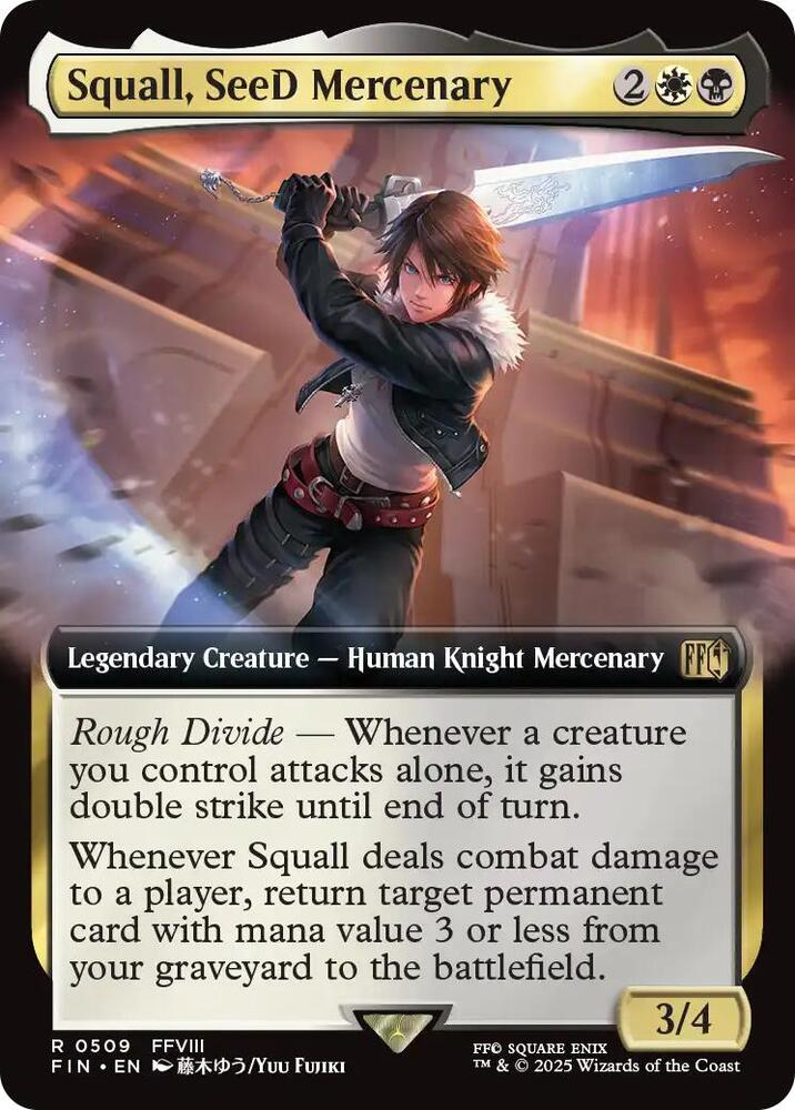 Squall, SeeD Mercenary (Extended Art) (509) [Final Fantasy]