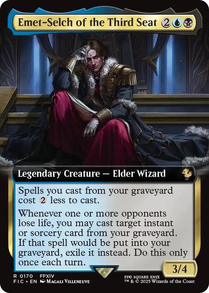 Emet-Selch of the Third Seat (Extended Art) (170) [Final Fantasy Commander]