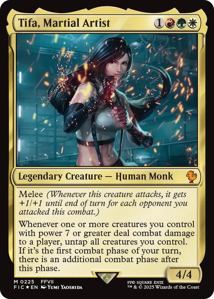 Tifa, Martial Artist (Surge Foil) (225) [Final Fantasy Commander]